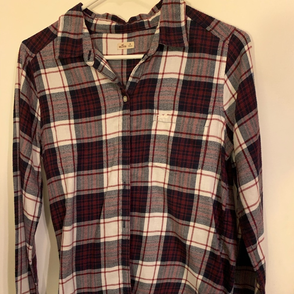 Hollister plaid shirt